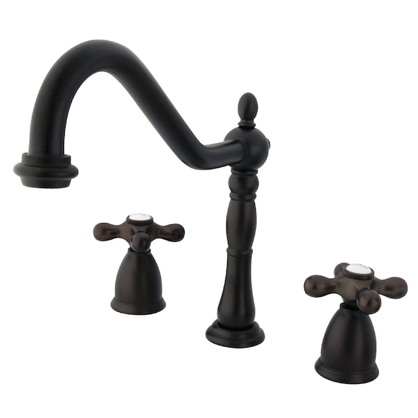 Widespread Kitchen Faucet, Oil Rubbed Bronze